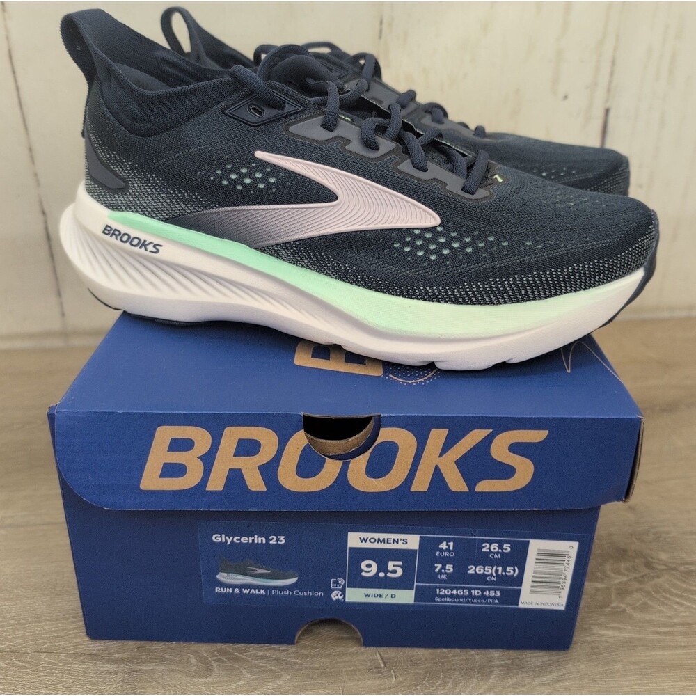 Brooks Glycerin 23 Women's Size 9.5W Running Shoes Spellbound/Yucca/Pink New